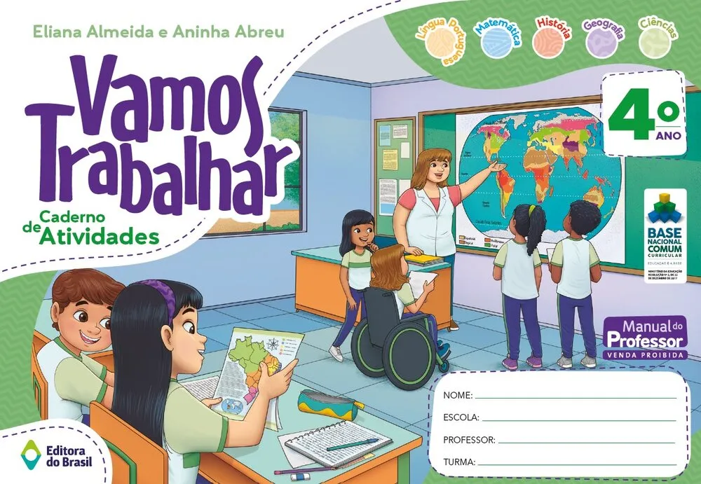 VAMOS TRABALHAR CADERNO DE ATIVIDADES – 4º ANO