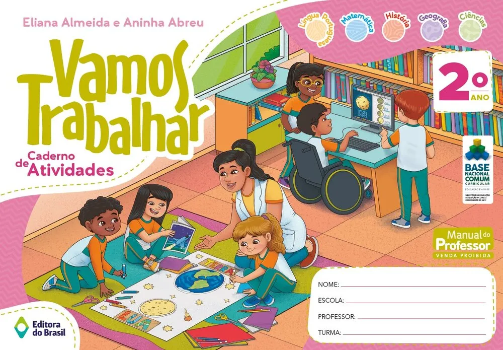 VAMOS TRABALHAR CADERNO DE ATIVIDADES – 2º ANO