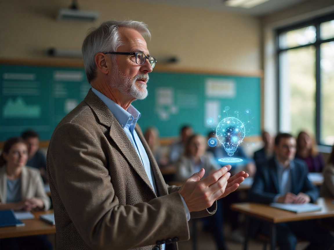 Inteligência artificial na educação a favor de quem ensina